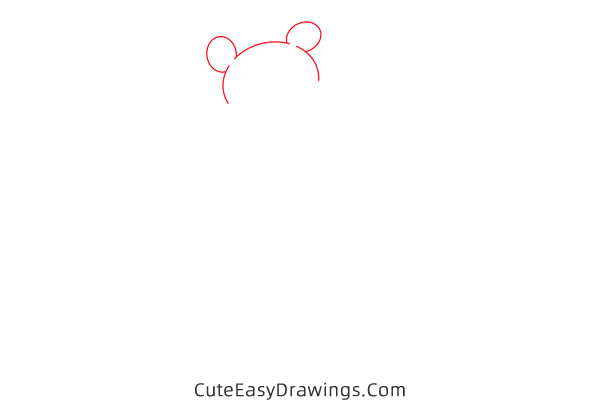 how to draw pooh bear with a shovel - www.cuteeasydrawings.com