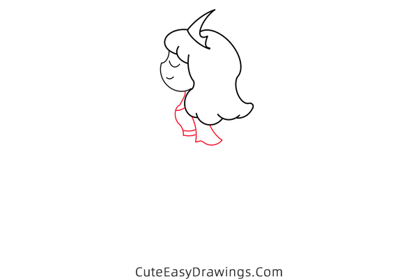 how to draw a princess easy - www.cuteeasydrawings.com