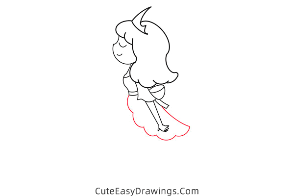 how to draw a princess easy - www.cuteeasydrawings.com