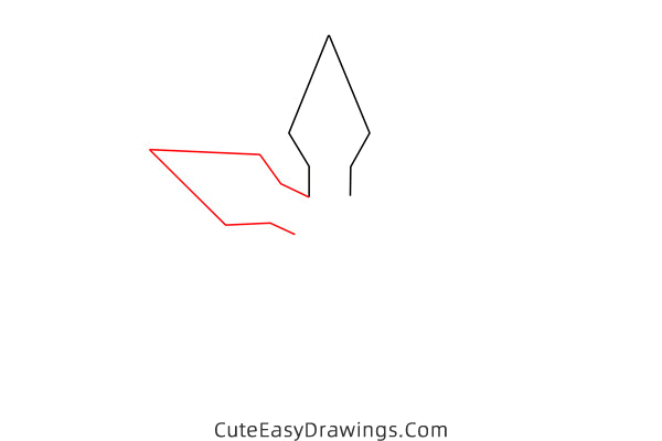 how to draw a shuriken - www.cuteeasydrawings.com