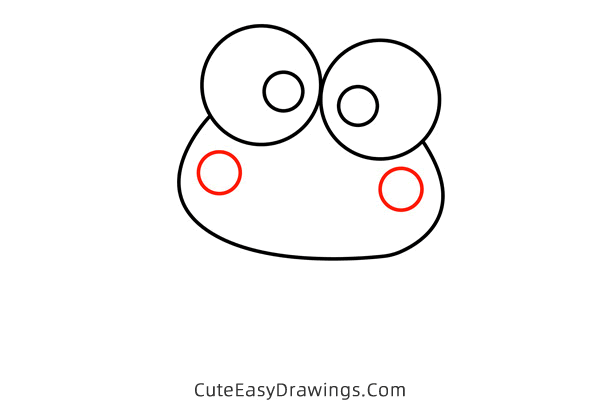 how to draw keroppi - www.cuteeasydrawings.com