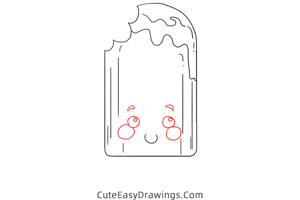 how to draw a cute popsicle - www.cuteeasydrawings.com