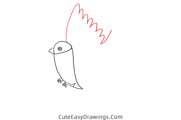 how to draw a bullfinch - www.cuteeasydrawings.com