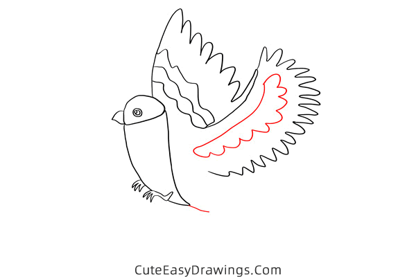 how to draw a bullfinch - www.cuteeasydrawings.com