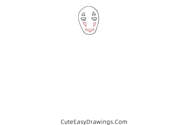 how to draw no-face - www.cuteeasydrawings.com