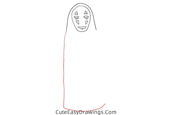 how to draw no-face - www.cuteeasydrawings.com