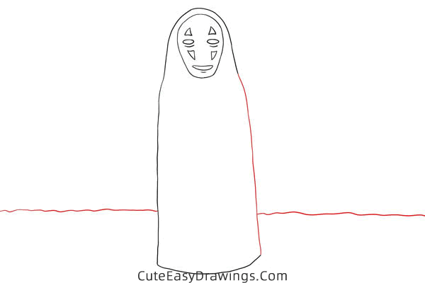 how to draw no-face - www.cuteeasydrawings.com