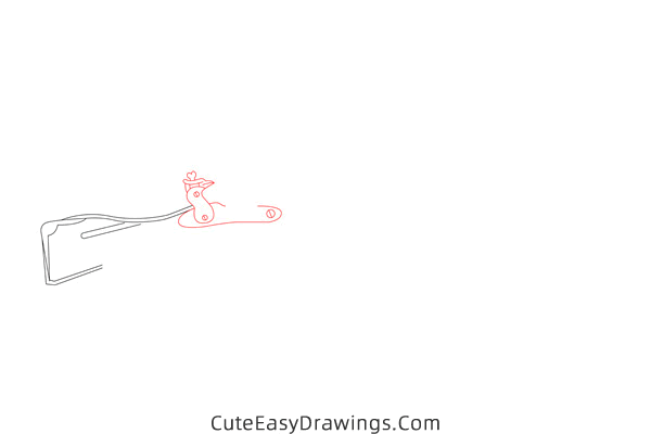 how to draw a musket - www.cuteeasydrawings.com