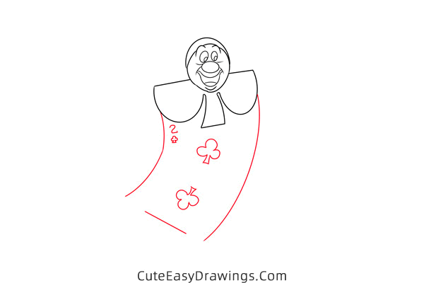 how to draw card painters from alice in wonderland - www.cuteeasydrawings.com