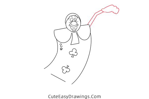 how to draw card painters from alice in wonderland - www.cuteeasydrawings.com