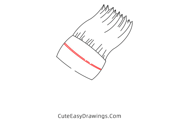 how to draw a paint brush - www.cuteeasydrawings.com