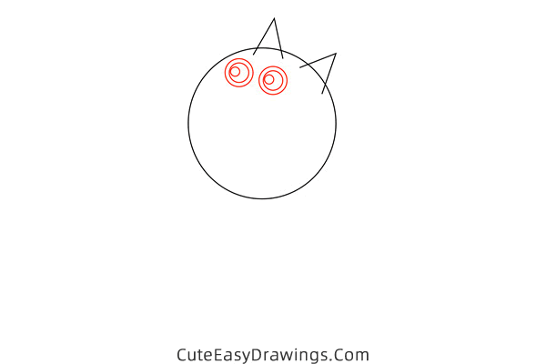 how to draw candy cat from peppa pig - www.cuteeasydrawings.com