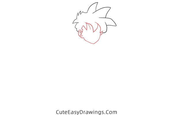 how to draw son gohan from dragon ball - www.cuteeasydrawings.com