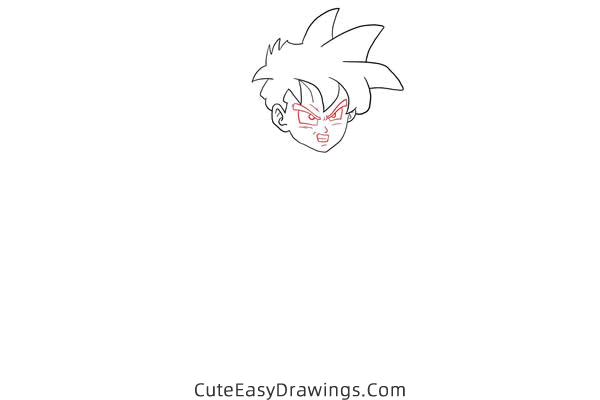 how to draw son gohan from dragon ball - www.cuteeasydrawings.com