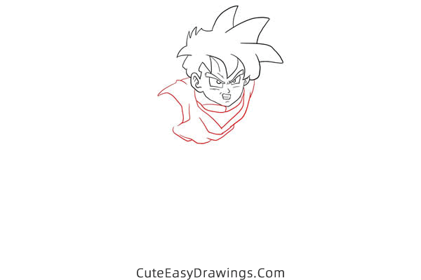 how to draw son gohan from dragon ball - www.cuteeasydrawings.com