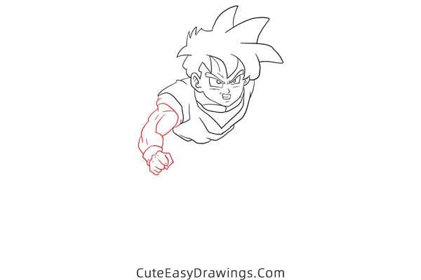 how to draw son gohan from dragon ball - www.cuteeasydrawings.com