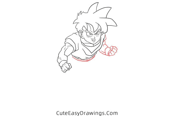 how to draw son gohan from dragon ball - www.cuteeasydrawings.com