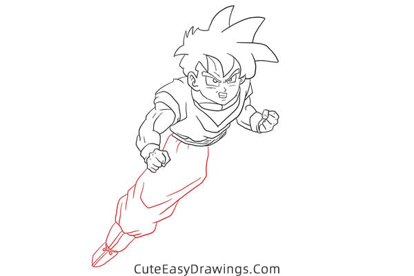 how to draw son gohan from dragon ball - www.cuteeasydrawings.com