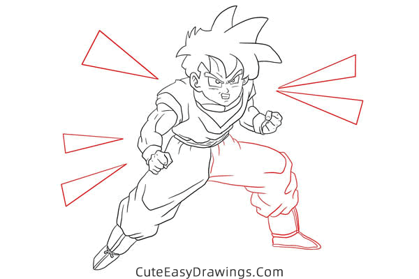 how to draw son gohan from dragon ball - www.cuteeasydrawings.com