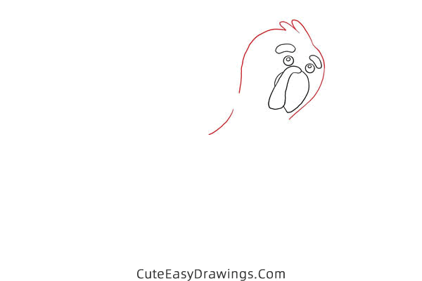 how to draw a cute turkey - www.cuteeasydrawings.com