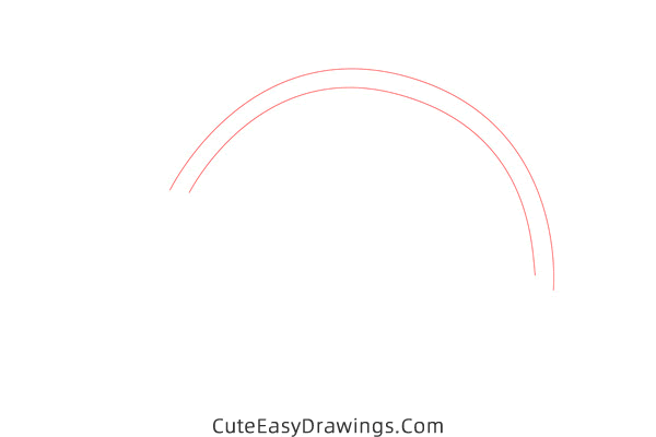 how to draw a rainbow easy - www.cuteeasydrawings.com