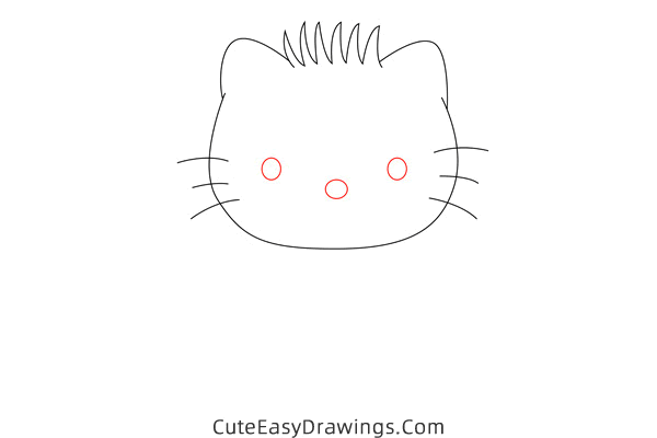 how to draw dear daniel from hello kitty - www.cuteeasydrawings.com