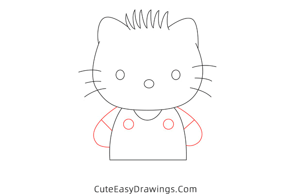 how to draw dear daniel from hello kitty - www.cuteeasydrawings.com