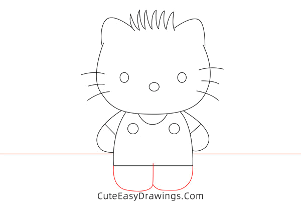 how to draw dear daniel from hello kitty - www.cuteeasydrawings.com