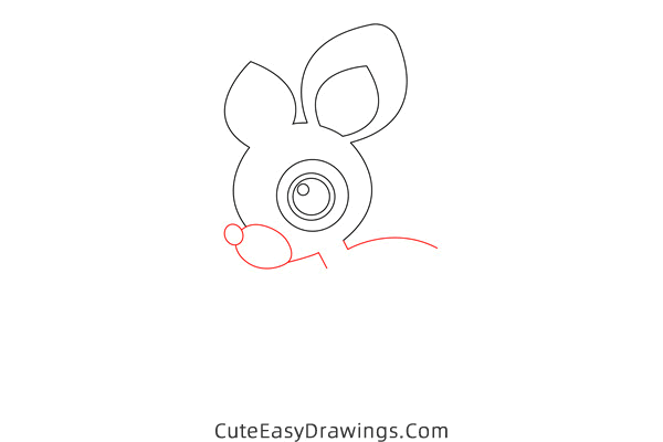 how to draw deery lou from hello kitty - www.cuteeasydrawings.com