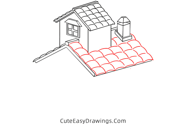 how to draw a house for kids - www.cuteeasydrawings.com