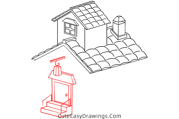 how to draw a house for kids - www.cuteeasydrawings.com