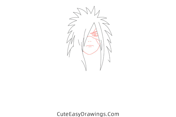 how to draw madara uchiha from naruto - www.cuteeasydrawings.com