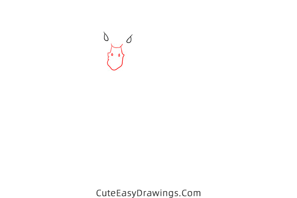 how to draw an egyptian goose - www.cuteeasydrawings.com