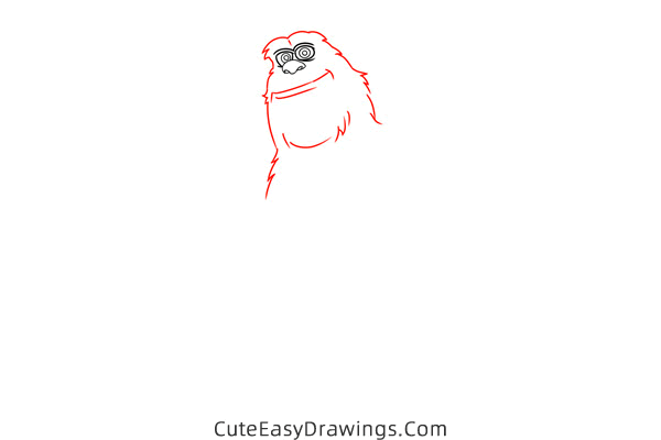 how to draw james p sullivan from monsters inc - www.cuteeasydrawings.com