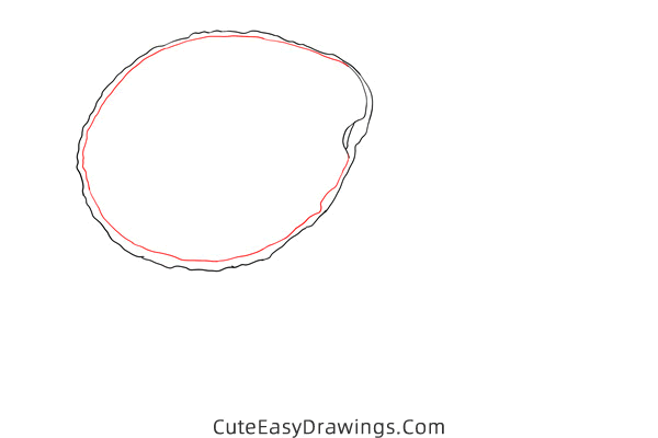 how to draw an avocado easy - www.cuteeasydrawings.com