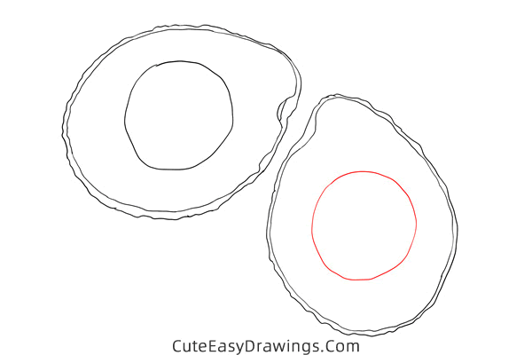 how to draw an avocado easy - www.cuteeasydrawings.com