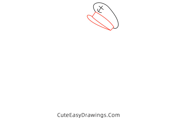 how to draw captain daddy dog from peppa pig - www.cuteeasydrawings.com