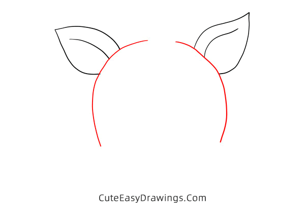 how to draw a zebra head - www.cuteeasydrawings.com