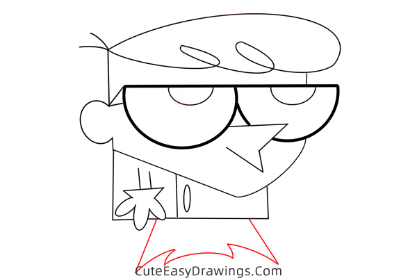 how to draw dexter - www.cuteeasydrawings.com