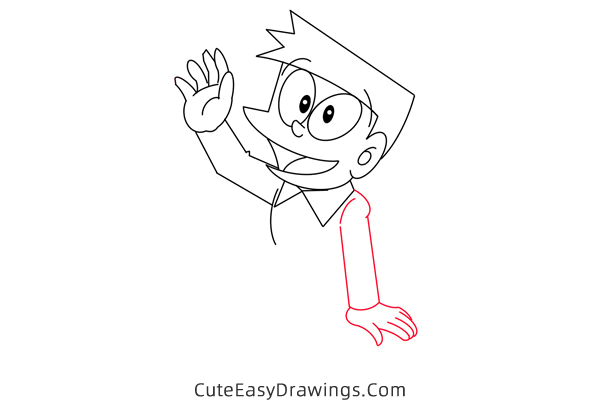 how to draw suneo honekawa from doraemon - www.cuteeasydrawings.com