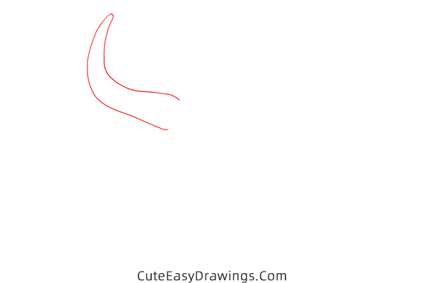 how to draw a cow skull - www.cuteeasydrawings.com