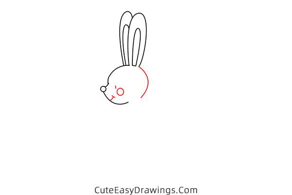 how to draw a hare - www.cuteeasydrawings.com