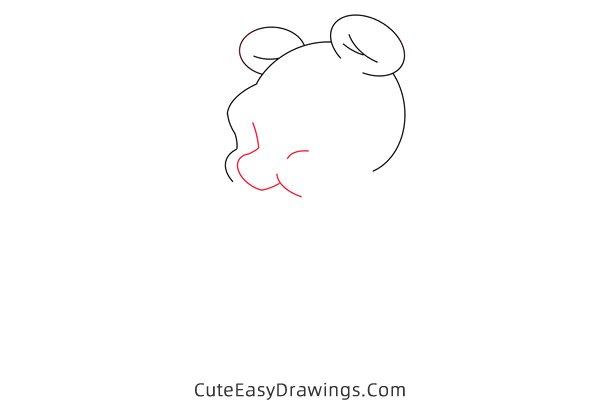 how to draw pooh bear with honey - www.cuteeasydrawings.com