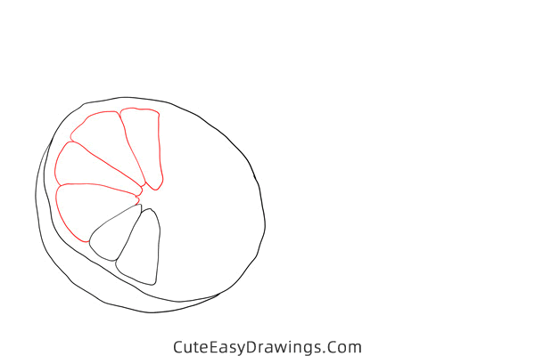 how to draw an orange - www.cuteeasydrawings.com