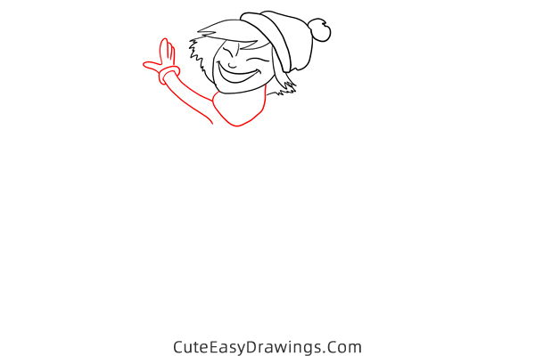 how to draw an ice skater - www.cuteeasydrawings.com