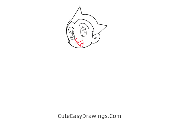 how to draw astro boy - www.cuteeasydrawings.com