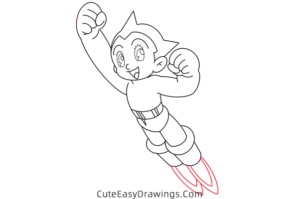 how to draw astro boy - www.cuteeasydrawings.com