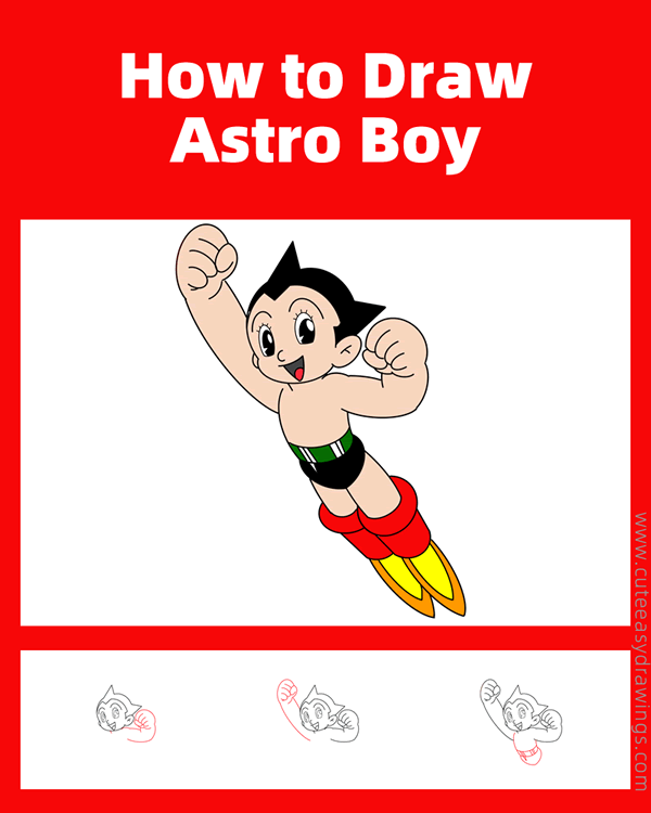 how to draw astro boy - www.cuteeasydrawings.com