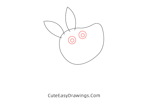 how to draw joey kangaroo from peppa pig - www.cuteeasydrawings.com