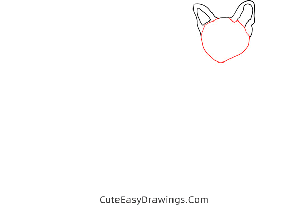 how to draw a siamese cat - www.cuteeasydrawings.com